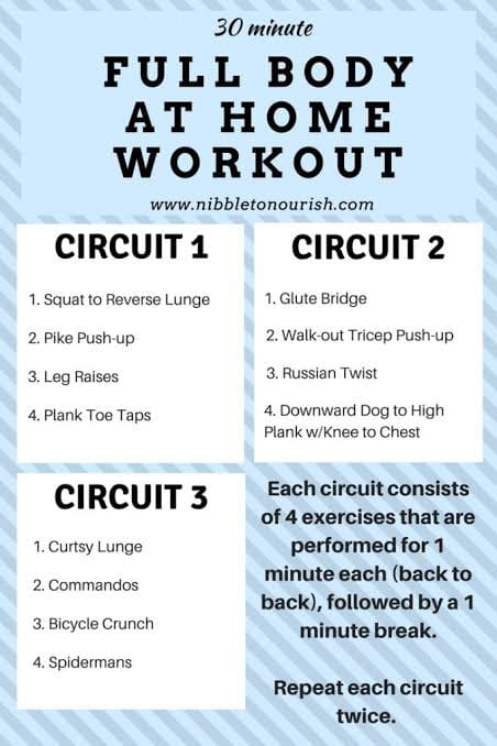 30 minute home workout for begin